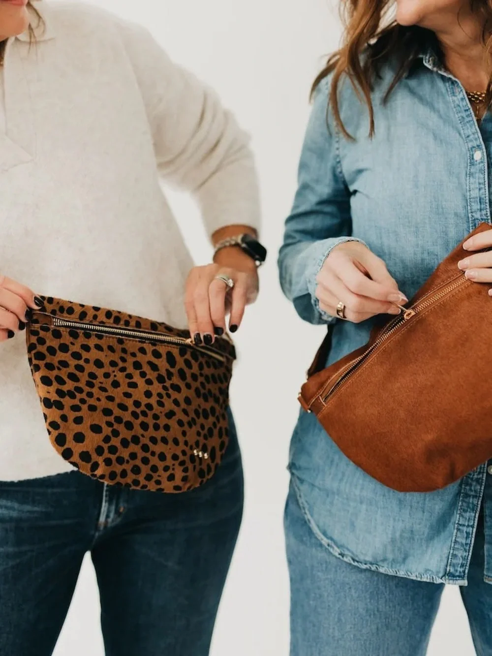 Pretty Simple Hair On Hide Westlyn Bum Bag Brown High Quality